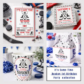 Het is Game Time Hockey Ticket 1e verjaardagsfeest Kaart