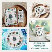 It’s Game Time Football 1st Birthday Cadeaulabel