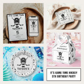 It’s Game Time Hockey 5th Birthday Party  Kaart