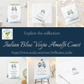 Mediterraan Italië Amalfi Vespa Vrijgezellenfeest Kaart