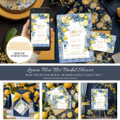 Italië Lemon Blue Tegels Bubbly Bar Sign Reclamebord Met Voetstuk