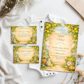 Italian Lemon Garden Baby Shower Kaart
