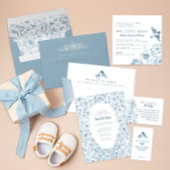 Chinoiserie Baby shower Favoriet Box – Blue Floral Bedankdoosjes