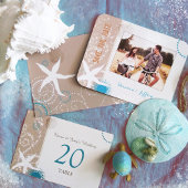 Ivoor & Tan Bruiloft Aan de Kust Kaart