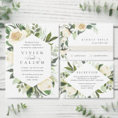 Ivory Bloom | Aangepersonaliseerde Floral Lijst We Servet (Personaliseer de collectie van deze zelfstandige maker.)