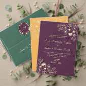 Jewel Tones die wedden om de datum te bewaren Save The Date (Personaliseer deze collectie van deze onafhankelijke maker. Test)