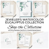 Waterverf Eucalyptus gepersonaliseerde juwelier 20 Planner