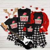 Kerstliedje Rockende Rode Kerst  Feestdagenkaart