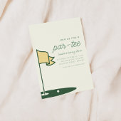 Golfthema Verjaardag Par-T-shirt servetten