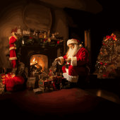 Jolly Old Saint Nick Kaart