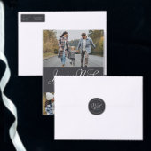 "Joyeux Noel" Fotogalerij van Drie Folie Feestdagenkaart (Personaliseer de collectie van deze zelfstandige maker.)