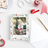 Joyful Type | Drie Photo Holiday Card Feestdagenkaart