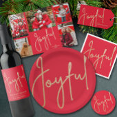 Foto van Elegant Joyful Folie Feestdagenkaart