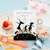 Kleurrijke Rainbow Confetti Custom Inpakpapier Vel