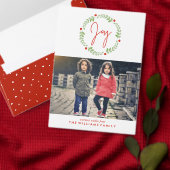 Joyful Waterverf Kerstmis Cadeaulabel (Personaliseer de collectie van deze zelfstandige maker.)