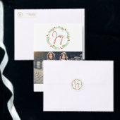 Joyful Waterverf Kerstmis Cadeaulabel (Personaliseer de collectie van deze zelfstandige maker.)
