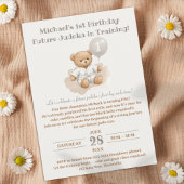 Judo Bear’s First Belt" – 1st Birthday White Belt Fleece Deken