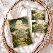 Jungle Dinosaur Baby Shower Kaart