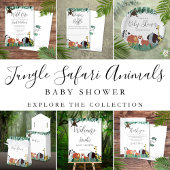 Oerwoud Safari Animals Baby shower Bedankdoosjes