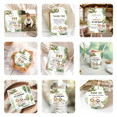 Oerwoud Safari Party Animals Wild 1 1 ^ e verjaard Kaart