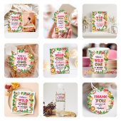 Oerwoud Safari Boy Verjaardagsfeestje Bedankkaart