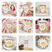 Safari Wild Een 1e Meisje Verjaardag Kaart