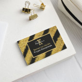 40e verjaardag Zwart en Goud thema Kaart