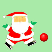 Kickball Christmas Magneet