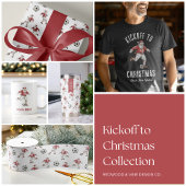 Personalized Soccer Santa Kleine Kerstsok