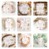 Meisje Bakken Koken 1e Verjaardagsfeest Servet