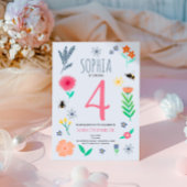 Kinder staafjes en groothoekbijen en bloemen legpuzzel