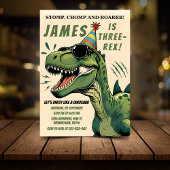 Dinosaurus Verjaardagspapier Bord Kinder Partij