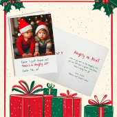 Little Boy Naughty List Leuke Kerstversiering Keramisch Ornament