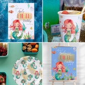 Girly Mermaid Pattern Bedankdoosjes