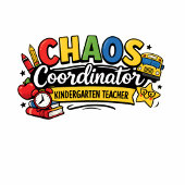 Persoonlijke Chaos  Coördinator Docent Ronde Sticker