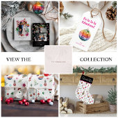 Heldere feestelijke kitscherige kerst | Monogram Kleine Kerstsok