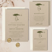 Kraft Brown Rustic Vissen Lure Rings Zwart Informatiekaartje