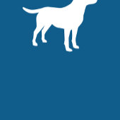 Labrador Dog Baby shower Blue Boy Lab Satijnen Lint