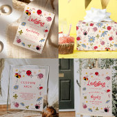 Little Ladybug Insect Baby shower Servet