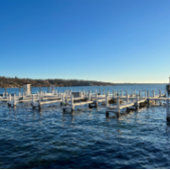 Het meer van Genève Wisconsin bespaart de datum Save The Date