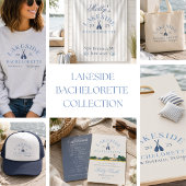 Meer Bachelorette Weekend Blauwe Nautilische Reisp Kaart