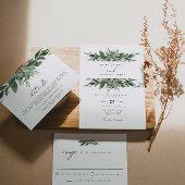 LANA Modern Bohemen Greenery Save the Date Kaart