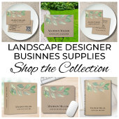 Landscape Designer Greenery Logo Visitekaartje