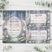 Lantaarnlicht Dromen Betoverd Bos Bruiloft Save The Date (Personaliseer de collectie van deze zelfstandige maker.)