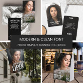 Grote foto make-upartiest met uw logo flyer