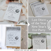 Oud en Nieuw Laatste Disco van het Jaar Custom Sig