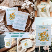 Laatste Sail voor de Veil Bachelorette Party Blikjeskoeler