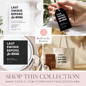 Bachelor Party Last Swing Before the Ring Minimal Kaart