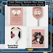 Laatste schommel Voor de Ring Bruiloft Pickleball Handdoek