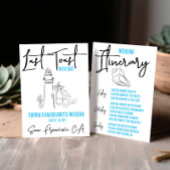 Laatste toast op de kust kater kit partij gunst etui